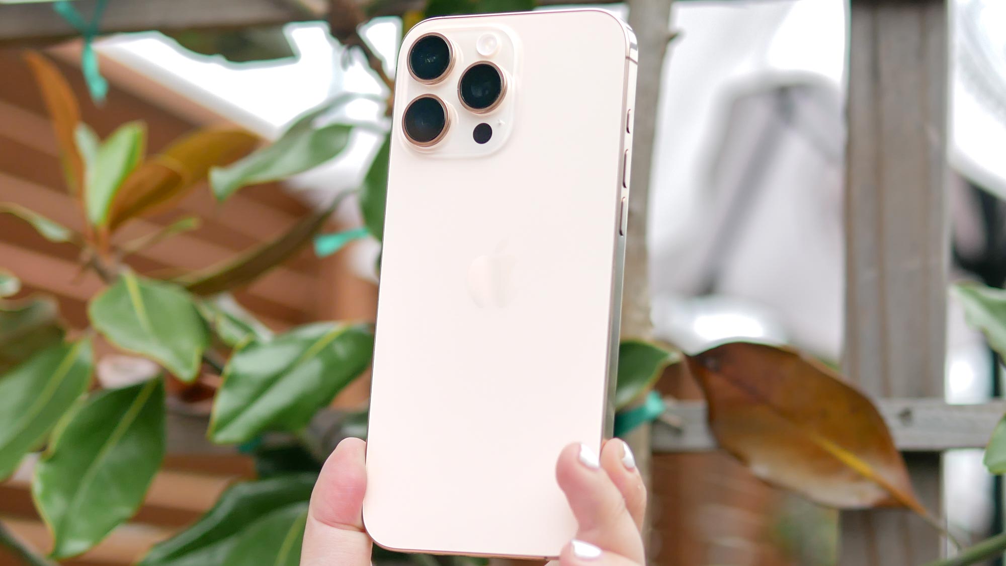 iPhone 16 Pro Max ditampilkan di tangan