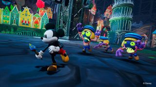 Best upcoming game remakes and remasters; mickey mouse being chased