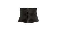 Yours Clothing Black Hook & Eye Belly Band
