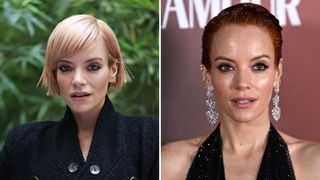 lily allen hair transformation - before and after photos