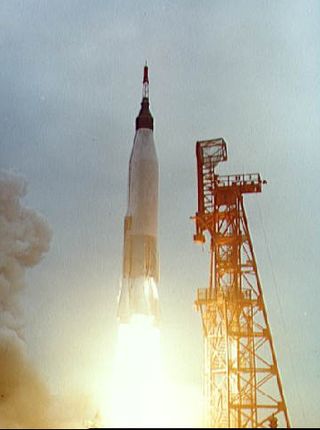 Launch of the Mercury-Atlas 7 Mission