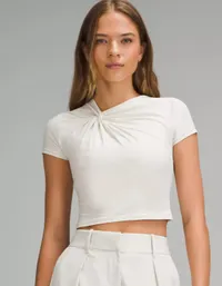 Lululemon Asymmetrical Front-Twist T-Shirt