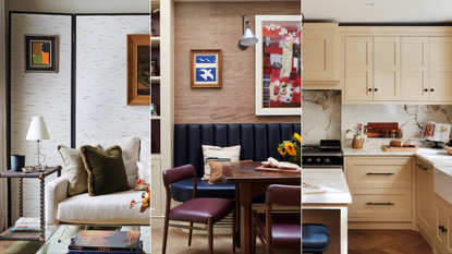 three images from contemporary designed georgian townhouse 