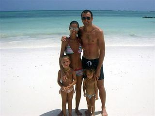 Ivan Basso with his family