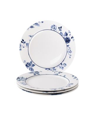 Set/4 Plates 23 China Rose in Giftbox