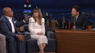 The Tonight Show&#039;s Jimmy Fallon gets asked to join the Olympics by Mike Tirico.