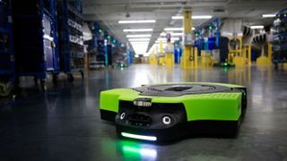 Amazon warehouse robots