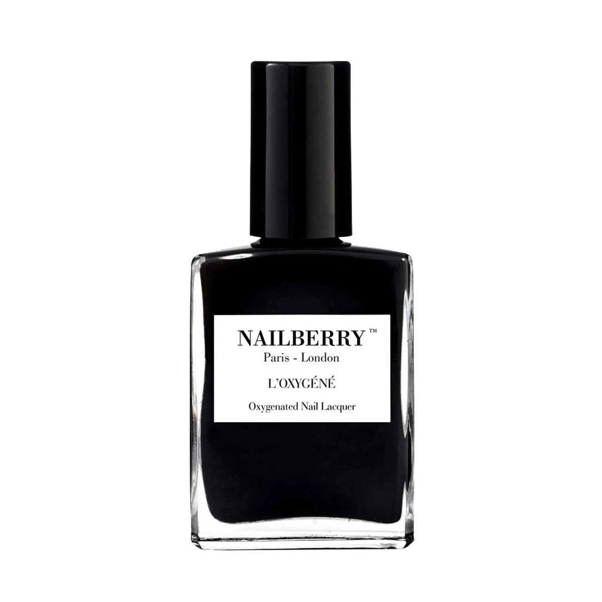 Nailberry Oxygenated Nail Polish in Black Berry
