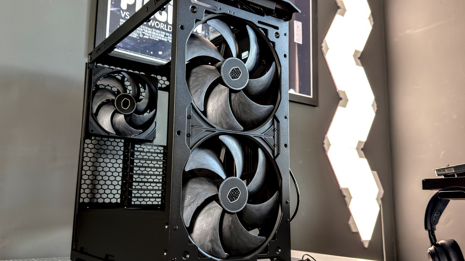 A Cooler Master HAF II 500 case as I build a PC into it.