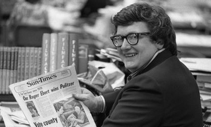 Roger Ebert at the Chicago Sun-Times in 1975