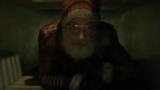 J.K. Simmons crawling through a vent as Santa Claus in Red One