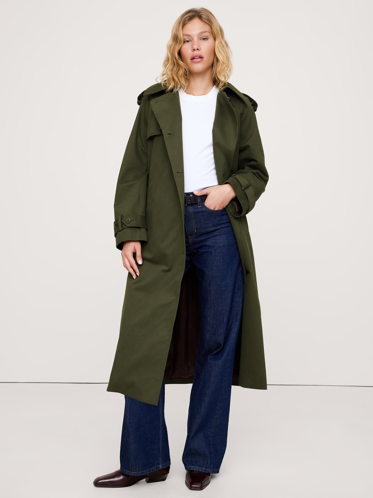 Banana Republic Classic Cotton Trench Coat