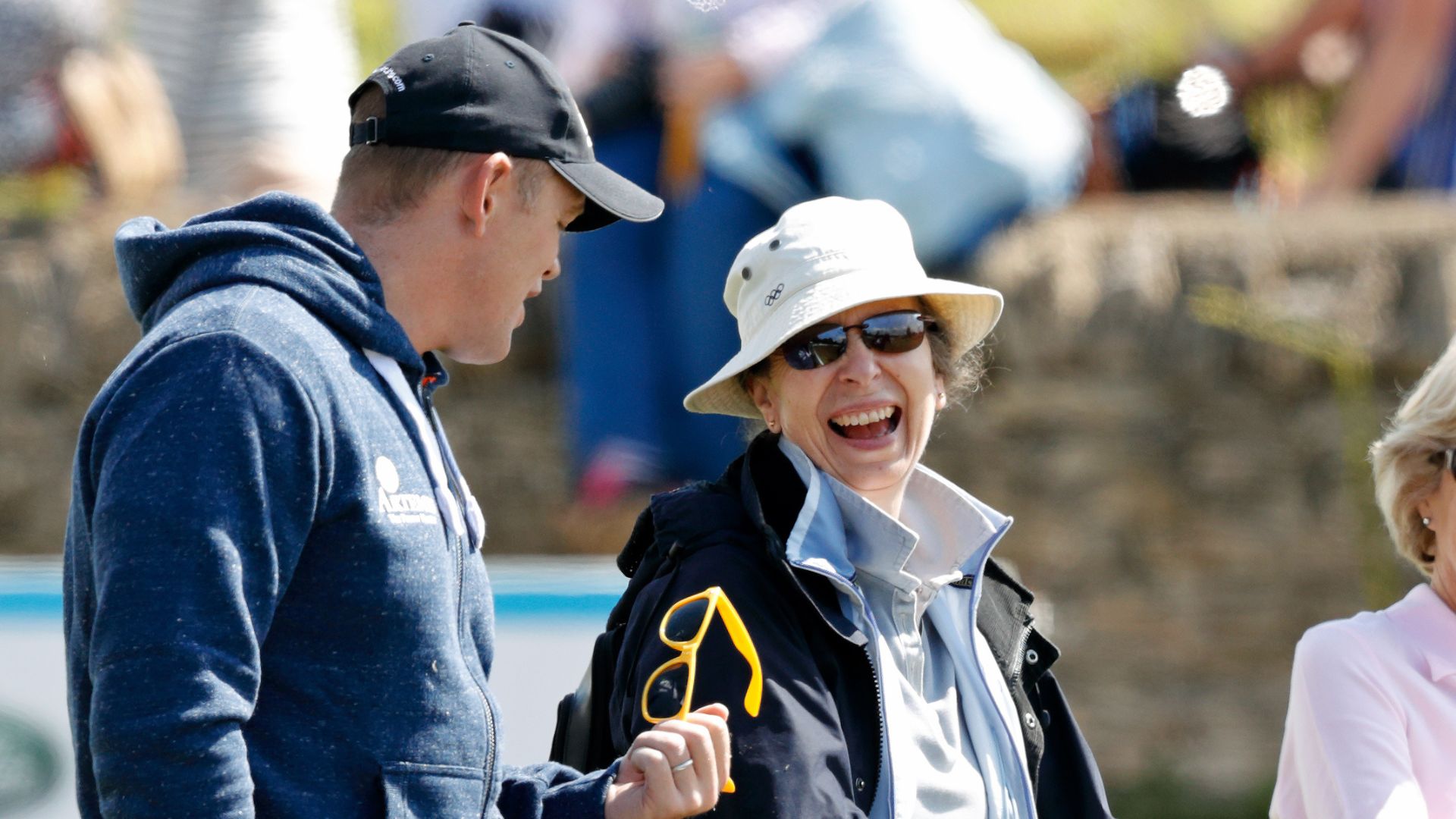 Mike Tindall with Princess Anne