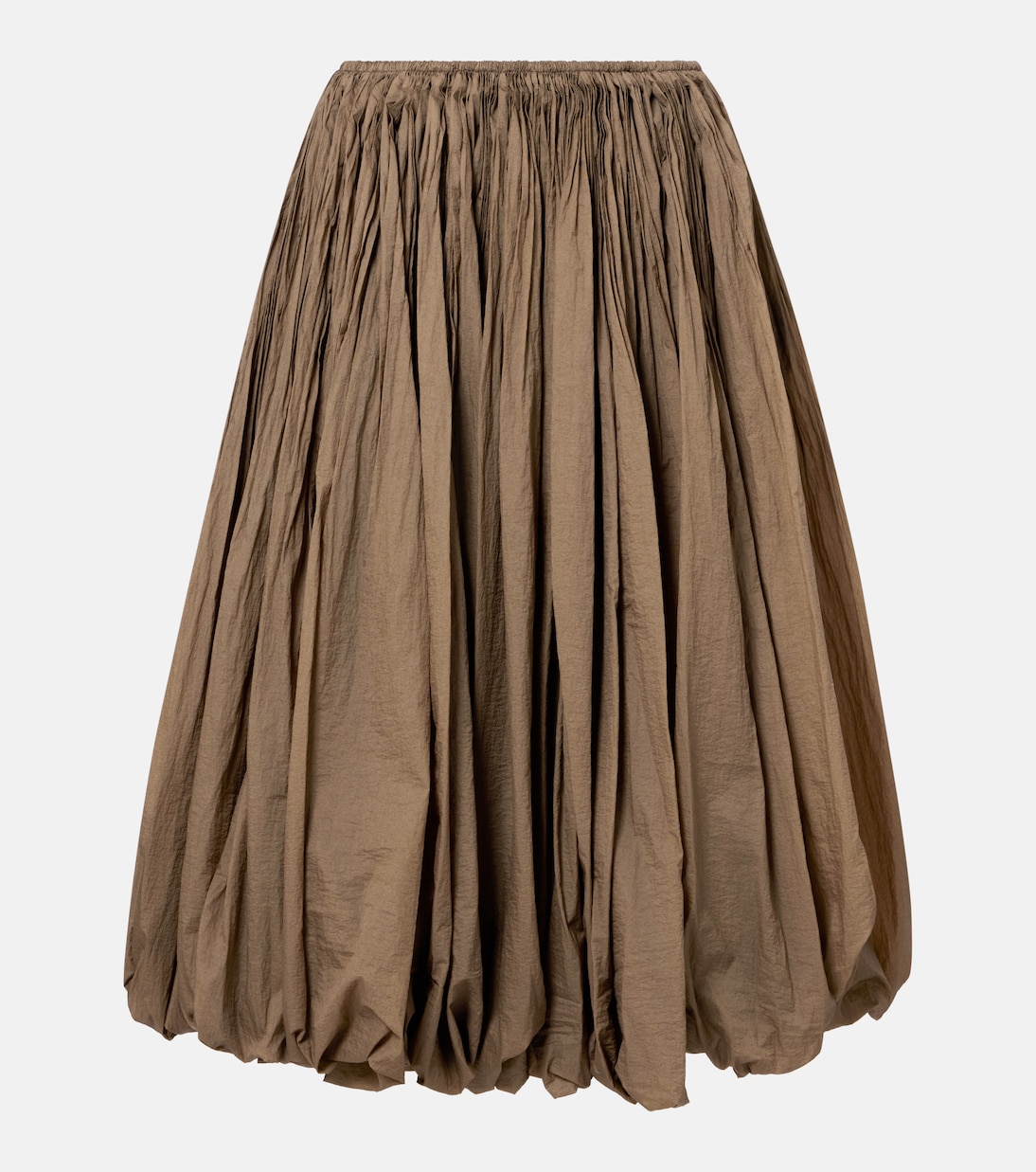 Flared Balloon Maxi Skirt