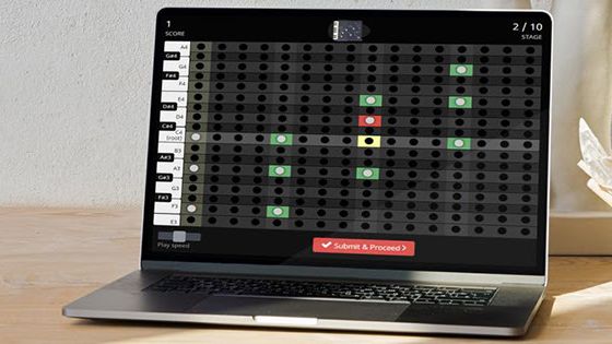 ToneGym opens the free online Melody Trainer: learn by listening and transcribing in this new topline tool