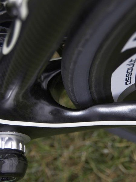 There's a surprisingly amount of room for wider tyres