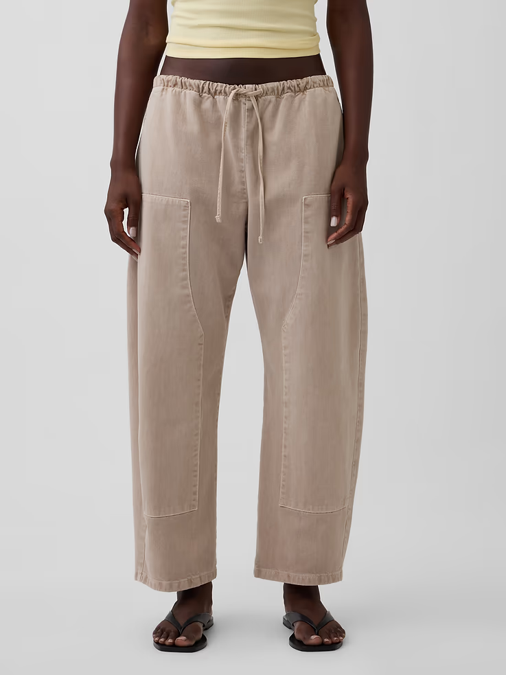 Gap, Easy Double-Knee Barrel Pants