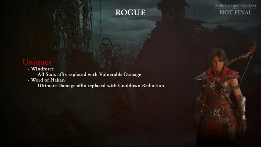 Class changes coming for Rogue in Patch 1.1.1
