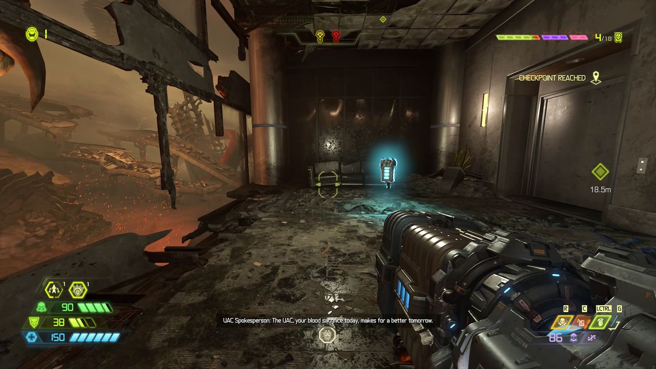 Doom Eternal Super Gore Nest Sentinel Battery