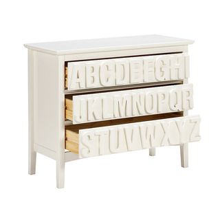 Hastings Ivory ABC 3-drawer chest