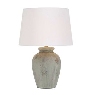 Distressed Table Lamp 