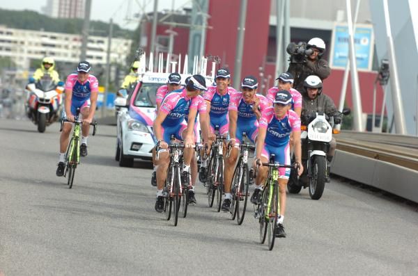 Lampre will be led by Damiano Cunego and Alessandro Petacchi (left)