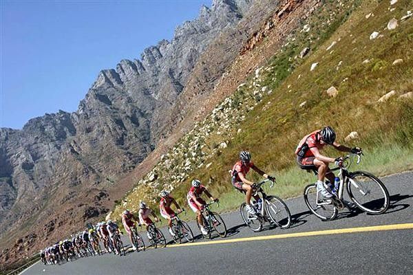 Stage three was hot and the pace furious