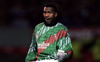 Lucas Radebe goalkeeper