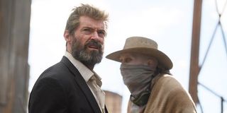 Wolverine and Caliban in Logan