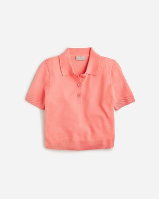 Cashmere Cropped Sweater-Polo