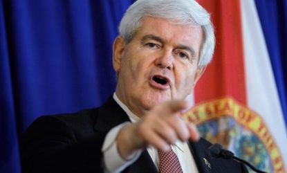 Newt Gingrich would guarantee an entertaining election, but he would also assure that Democrats keep the White House, some critics say.