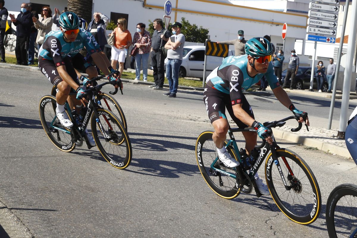 Volta ao Algarve 2022 48th Edition 1st stage Portimao Lagos 1991 km 16022022 Lukas Postlberger AUT Bora Hansgrohe photo Roberto BettiniSprintCyclingAgency2022