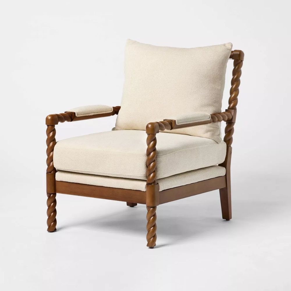 Braided Accent Chair Natural