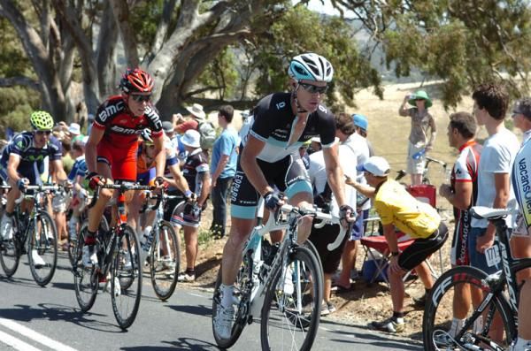 Stuart O'Grady (Leopard Trek) riding in his home tour