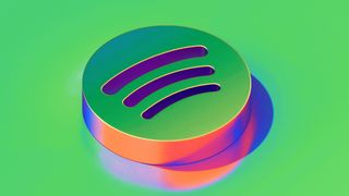 Metallisches Spotify Logo; ChatGPT (SEO)