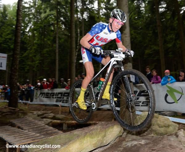 Keegan Swenson (Team USA) was sitting 2nd until a mechanical