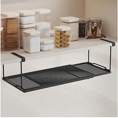 Under shelf adjustable drawer