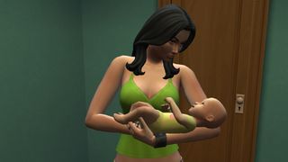 The Sims 4 newborn