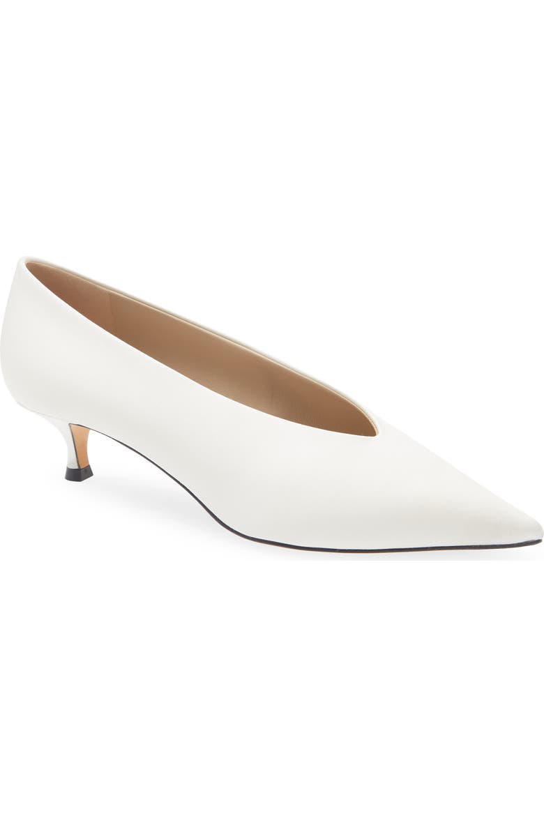 Babouche Kitten Heel Pointed Toe Pump