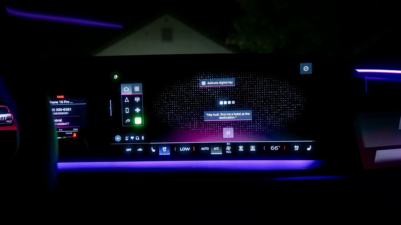 2025 Audi Q6 e-tron test drive.