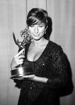 Barbara Streisand attending the Emmy awards in Los Angeles, California