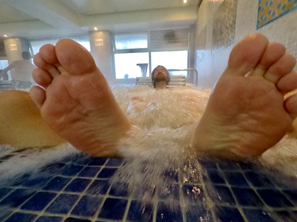 Dan Craven finds time to relax