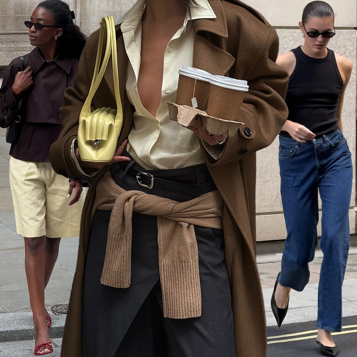 affordable fall fashion finds 2025 shown in a collage of women's fall outfit ideas 