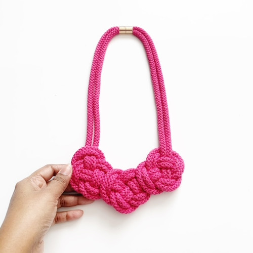 The Poppy Cotton Handmade Necklace