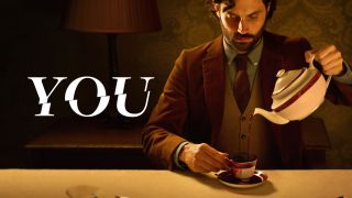 You season 4 cast: Penn Badgley as Joe aka Jonathan pouring blood into a teacup