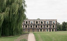 Cowan Court is located on the campus of Churchill College in Cambridge, UK