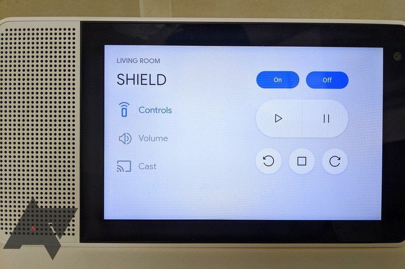 Assistant Display Smart Home Controls