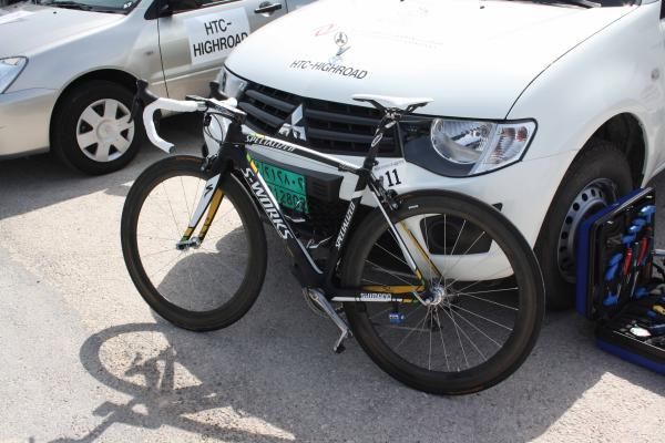 Mark Cavendish's bike is built for speed