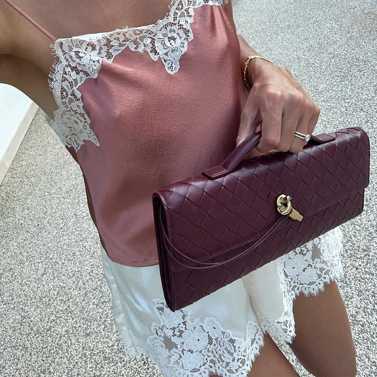 Satin summer outfit