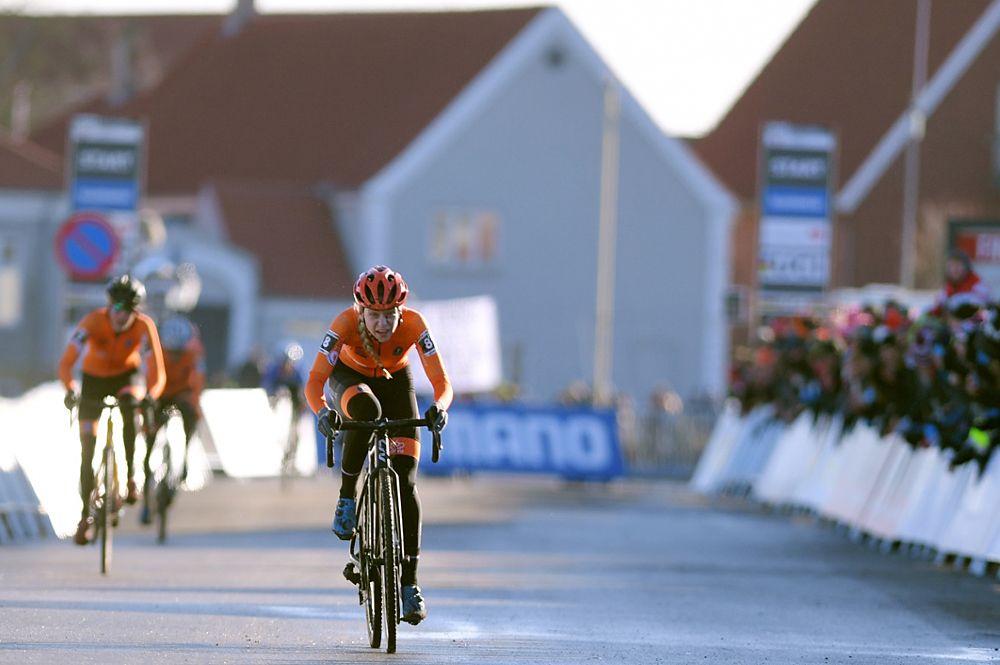 It was an all-Dutch podium in the U23 women's race in Bogense